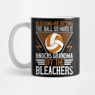 The Ball So Hard, It Knocks Krandma Off The Bleaches Mug